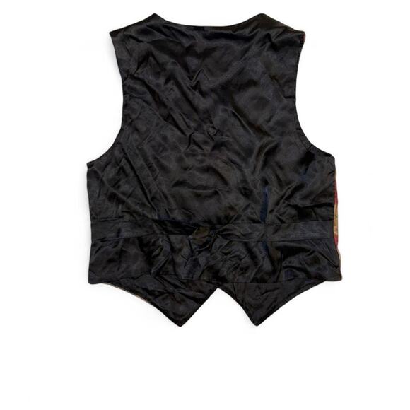 vtg 70s 80s 90s tapestry boho hippie indie festival vest - Picture 2 of 5